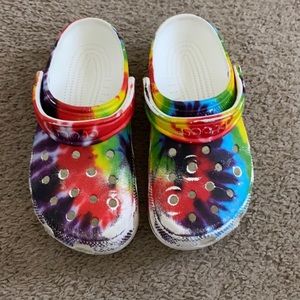 Tie Dye Crocs
